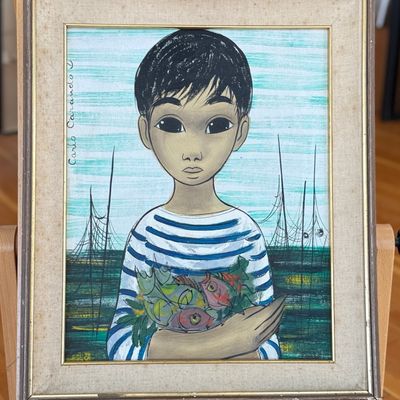 Sale Photo Thumbnail #15: CARLO CARANDO, "BOY PORTRAIT"