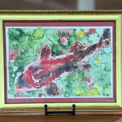 Sale Photo Thumbnail #33: LONA FELDMAN, ORIGINAL WATERCOLOR