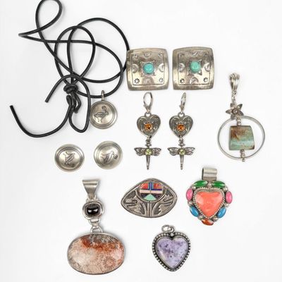 Group of Navajo Sterling Jewelry