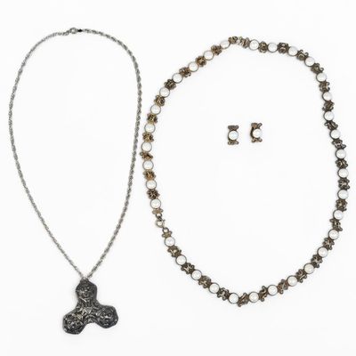 (3) Norwegian Sterling Jewelry Pieces