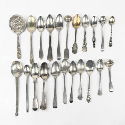 (22) Various Sterling Silver Spoons