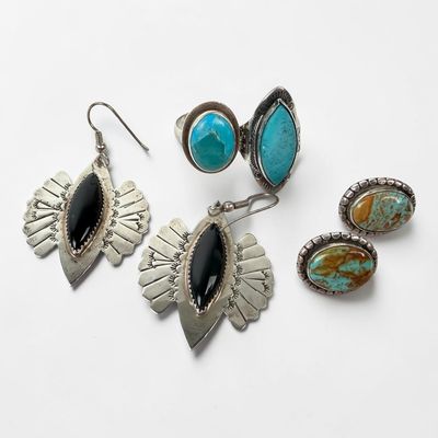 Group of Native American Sterling Jewelry