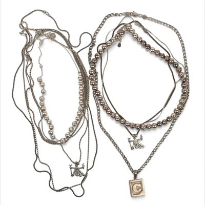 Group of Sterling Necklaces