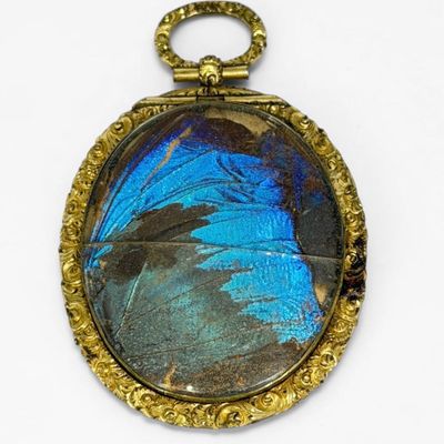 Antique Butterfly Wings Pendant