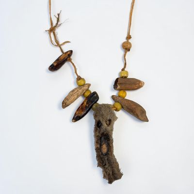 Native American Handmade Rabbit Foot Necklace