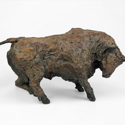 Siri Hollander "Toro" Bronze Sculpture