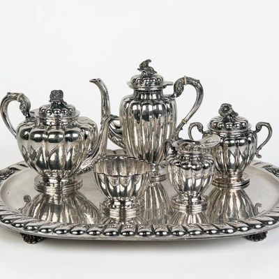 (6pc) Sanborns Sterling Silver Tea Set