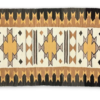 Navajo Triple Diamond Medallion Rug