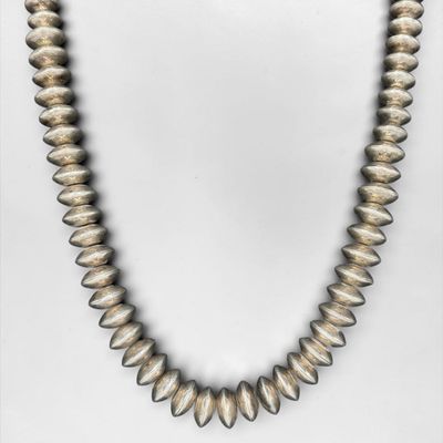 Navajo Pearl Sterling Silver Necklace