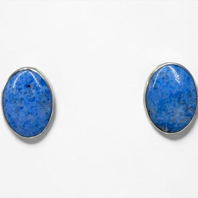 Orville Tsinnie Sterling & Lapis Lazuli Earrings