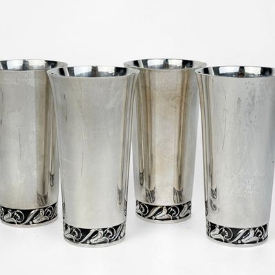 (4) La Paglia Sterling Cups