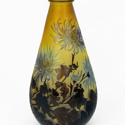 Emile Galle 'Chrysanthemum' Vase