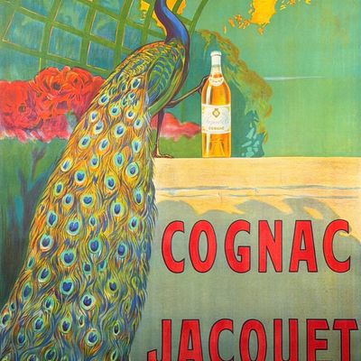 Camille Bouchet "Cognac Jacquet" Art Nouveau Poster