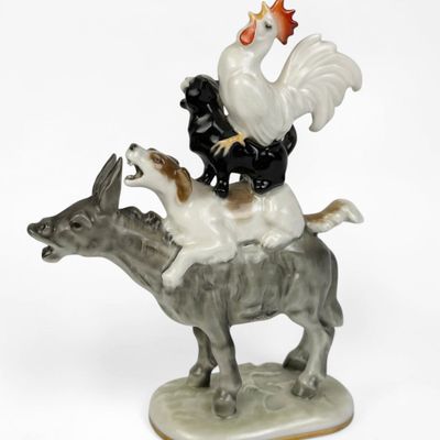 Lorenz Hutschenreuther "Musicians of Braemon" Porcelain Figure