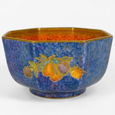 Wedgwood Fruit Lustre Blue Bowl