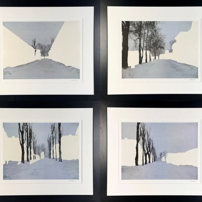 Suite of (4) Miroslaw Balka "A Crossroads in A." Lithographs