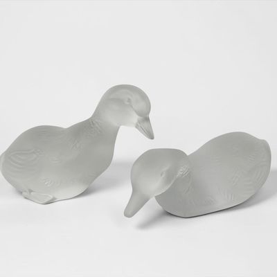 Pair of Baccarat Crystal Ducks