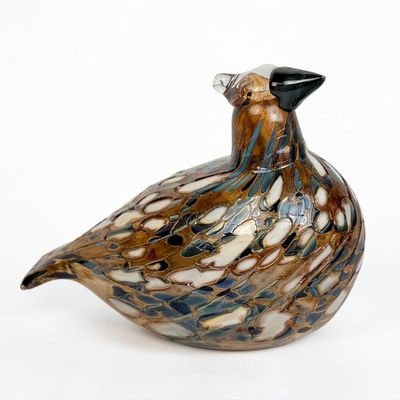 Iittala Toikka Ruffed Grouse Glass Bird