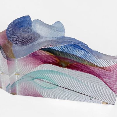 Brent Kee Young Art Glass Sculpture