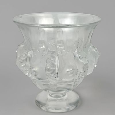 Lalique "Dampierre" Crystal Vase