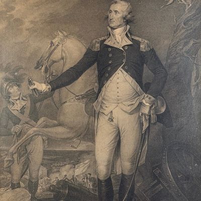 Thomas Cheesman After John Trumbull "General Washington" Engraving