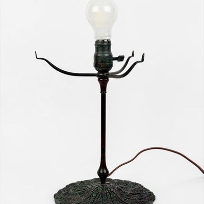 Tiffany Studios Queen Anne's Lace Bronze Lamp Base