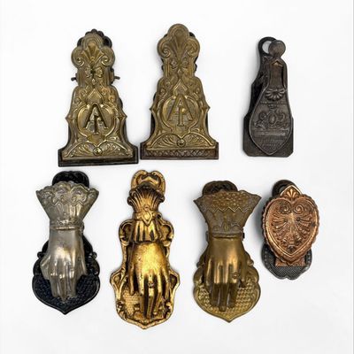 (7) Antique Victorian Letter  Clips