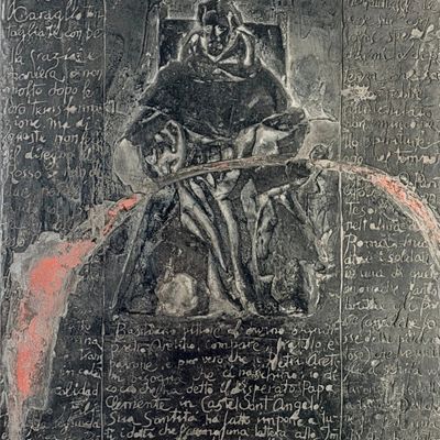 Miguel Zapata "Untitled" Mixed Media Wall Relief