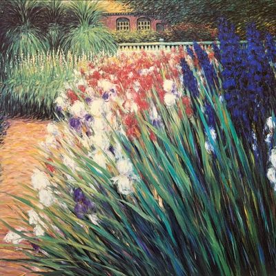 Greg Singley 'Garden Landscape' Oil on Canvas