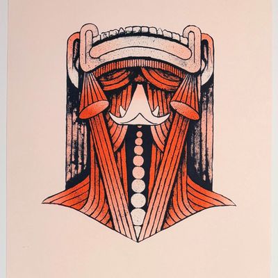 Edie Fake "Flowering Voice" Lithograph