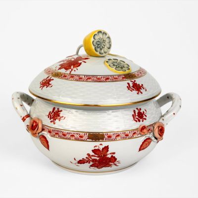 Herend "Chinese Bouquet Rust" Tureen