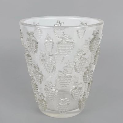 R. Lalique "Malaga" Glass Vase