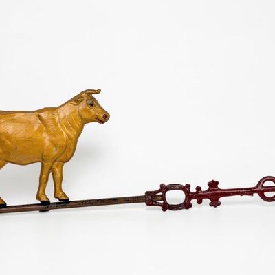 Sale Photo Thumbnail #123: Antique Cow Weathervane