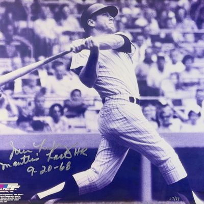 Signed Limited Edition Mickey Mantle Photograph