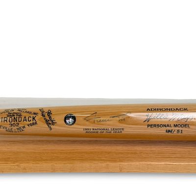 Signed Willie Mays 1951 Rookie of the Year Bat