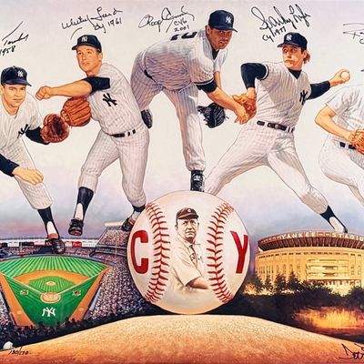 Yankees Cy Young Winners Signed Limited Edition Print