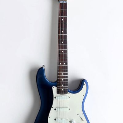 1990s Fender Stratocaster Plus Blue Burst Electric Guitar