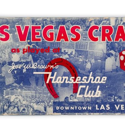 Sale Photo Thumbnail #170: Vintage "Horseshoe Club Craps" Game