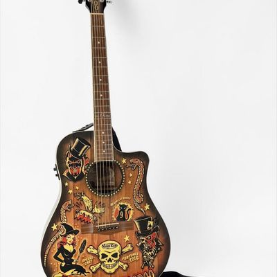 Fender T-Bucket 300-CE Vince Ray Voodoo Acoustic-Electric Guitar