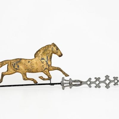 Sale Photo Thumbnail #122: Antique Galloping Horse Weathervane
