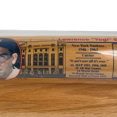 Signed Limited Edition Lawrence "Yogi" Berra Bat