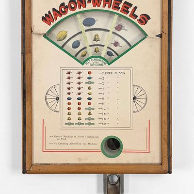 1930s "Wagon Wheels" Countertop Trade Simulator