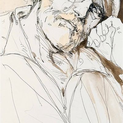 Michael Zulli "Desstruction" Ink and Graphite on Paper
