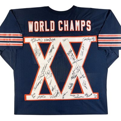 Signed Commemorative Chicago Bears Super Bowl XX Jersey