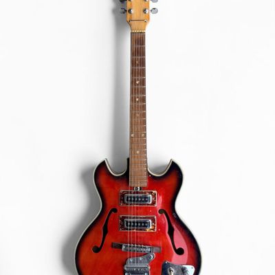 1960s Kingston Semi-Hollowbody Electric Guitar