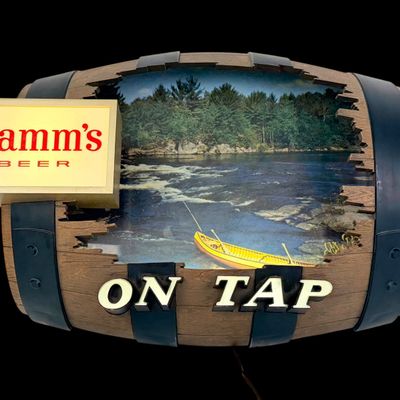 Sale Photo Thumbnail #140: "Hamm's Beer" Barrel Sign