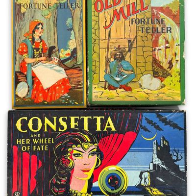 Sale Photo Thumbnail #173: (3) Vintage Fortune Telling Games