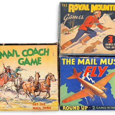 Sale Photo Thumbnail #172: (3) Vintage Whitman Publishing Company Board Games