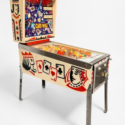 Vintage "Card Whiz" Electro-Mechanical Pinball Machine