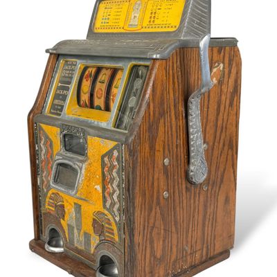 Antique Caille Silent Sphinx Slot Machine